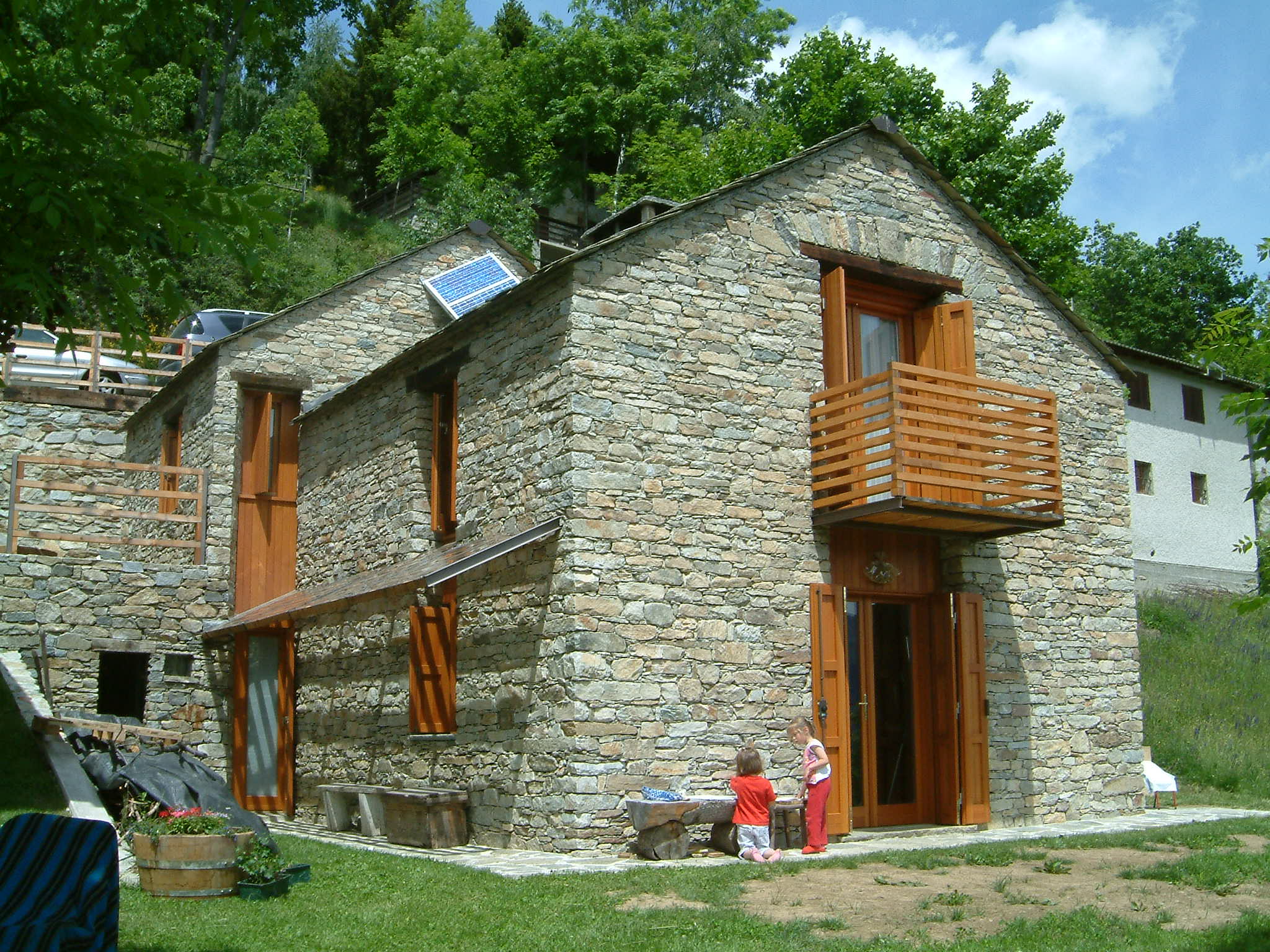 Vista terrazzo Casa a Berbenno